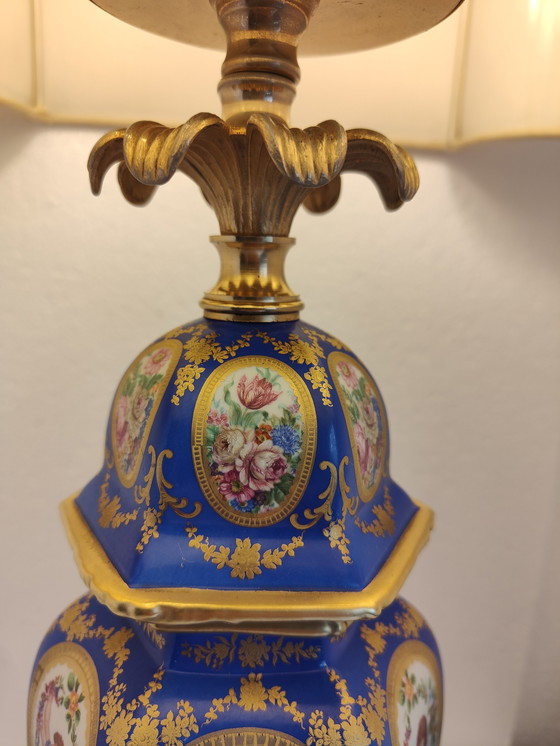 Image 1 of Giulia Mangani Tischlampe mit Sèvres-Dekor