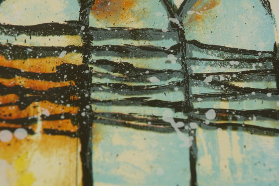 Image 1 of Le Voyage II von Theo Koster. Nummerierter gerahmter Siebdruck