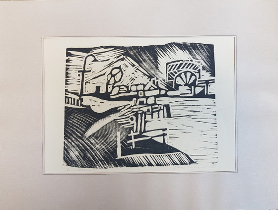 Image 1 of Theo Elfrink 'Waalkade und Brückenkopf'