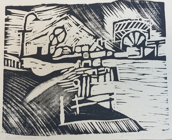 Image 1 of Theo Elfrink 'Waalkade und Brückenkopf'