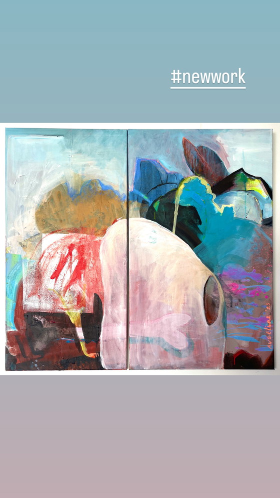 Image 1 of Angelique Maas - Diptychon 'Antiheld'