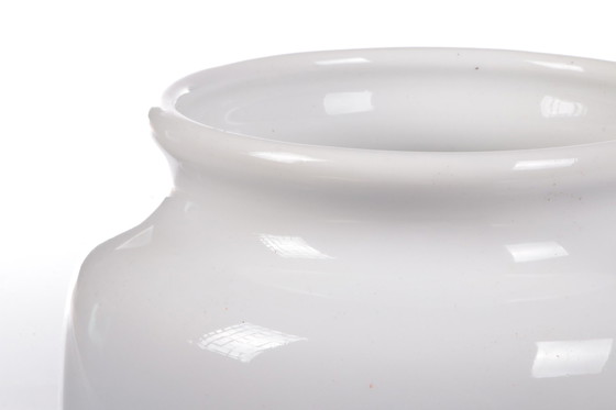 Image 1 of Royal Copenhagen Große Porzellanvase, bemalt mit der Trompetenblume.