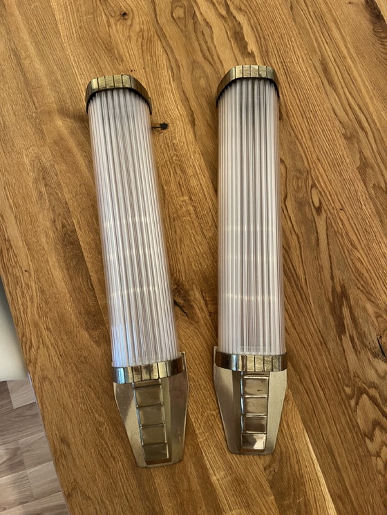 Image 1 of Art Deco Kinoleuchte / Wandlampe original