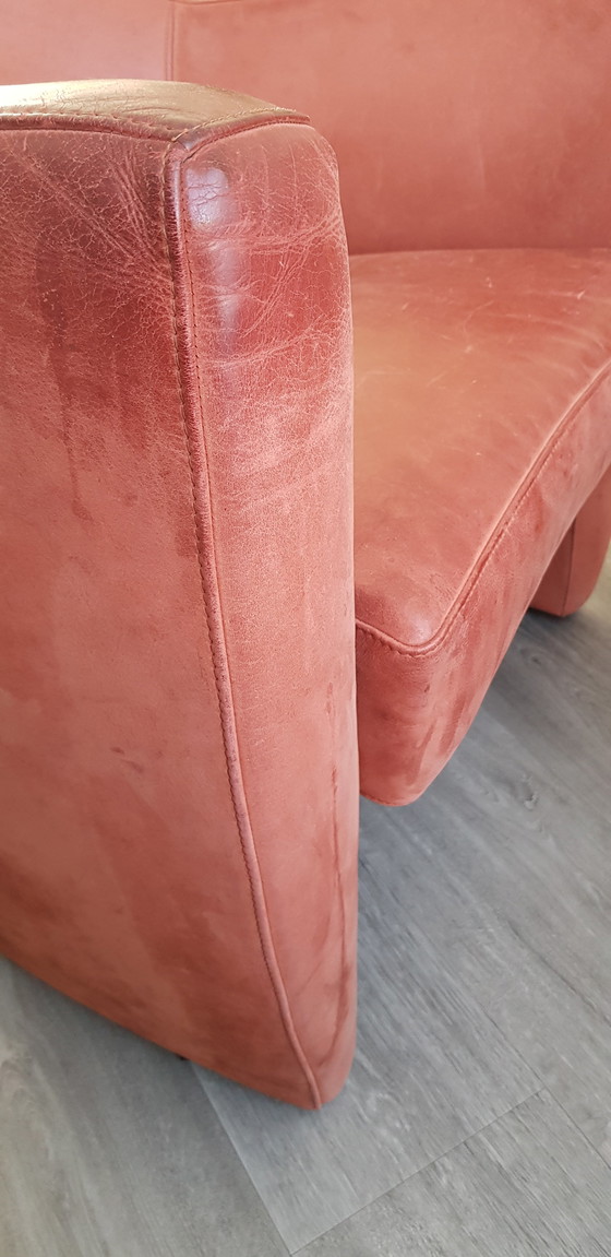 Image 1 of Leolux Sessel Carabas geschliffenes Leder Preis pro Stück!