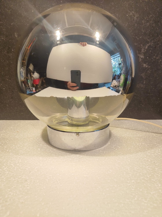 Image 1 of Hoffmeister-Leugten Weltraumzeitalter-Glaslampe