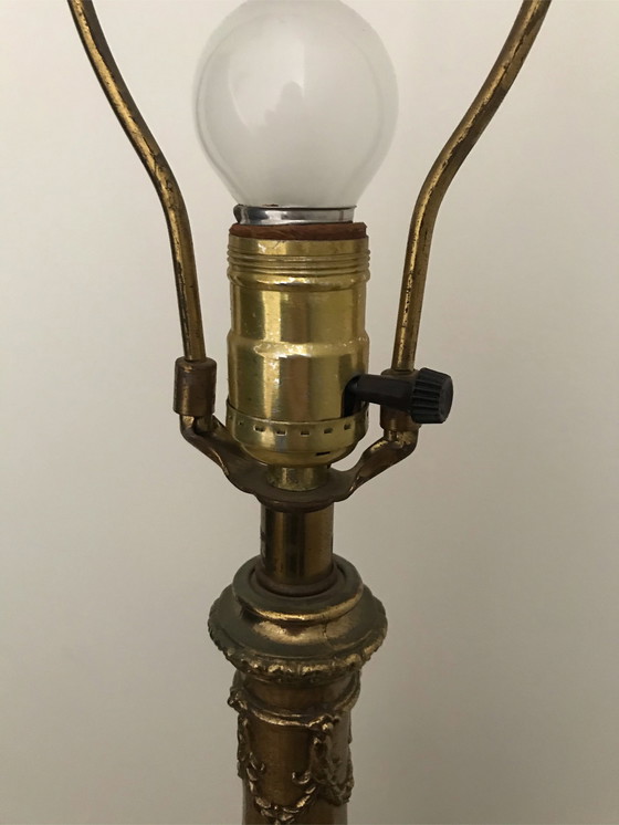 Image 1 of Loevsky & Loevsky White Metal Castings Tischlampe