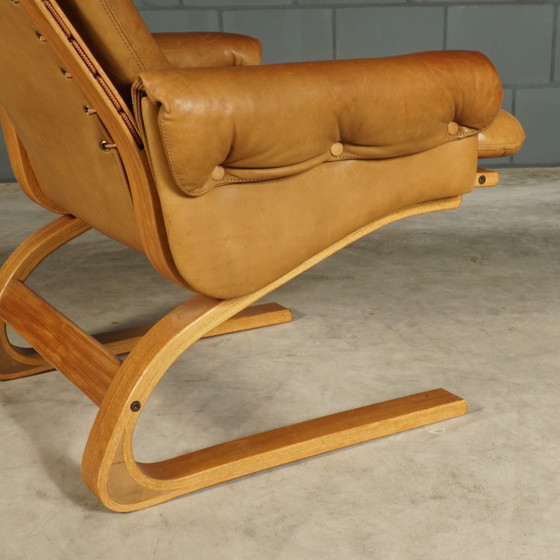 Image 1 of 2x Vintage Elsa & Nordahl Solheim Kengu Sessel