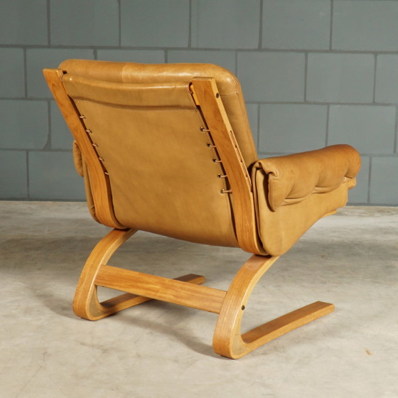 Image 1 of 2x Vintage Elsa & Nordahl Solheim Kengu Sessel