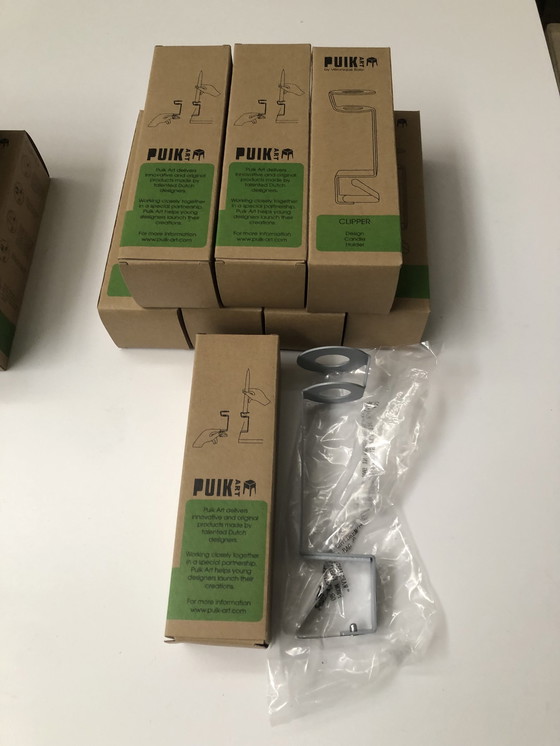 Image 1 of Toller Kunstleuchter von V. Baer 8 Stück in Box / Farben