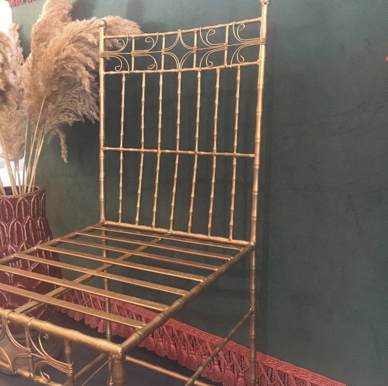 Image 1 of Set aus 2 alten Stühlen aus Bambusimitat