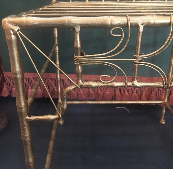 Image 1 of Set aus 2 alten Stühlen aus Bambusimitat