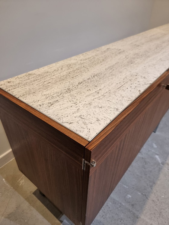 Image 1 of Etienne Fermigier Sideboard mit Travertinplatte