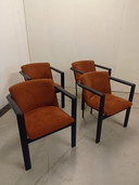 Leolux Hugo der Reiter Cachucha 4er-Set Stühle