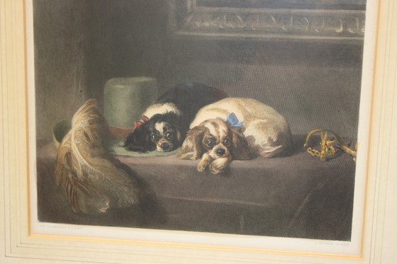 Image 1 of Wunderschöner Druck von Sir Edwin Landseer, wunderschöne Wanddekoration