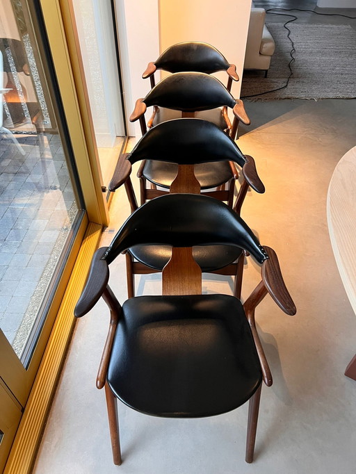 4x Louis van Teeffelen Stuhl