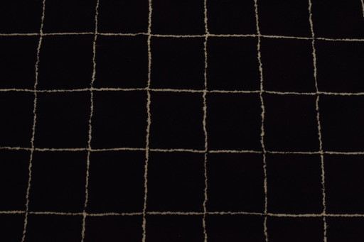 House of Rugs - Teppich mit schwarzen Quadraten