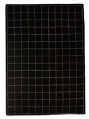House of Rugs - Teppich mit schwarzen Quadraten