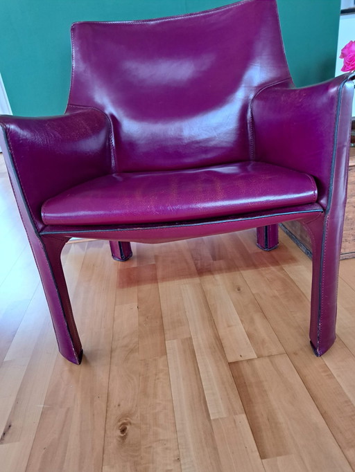 3x Cassina Mario Bellini CAB 414 Sessel