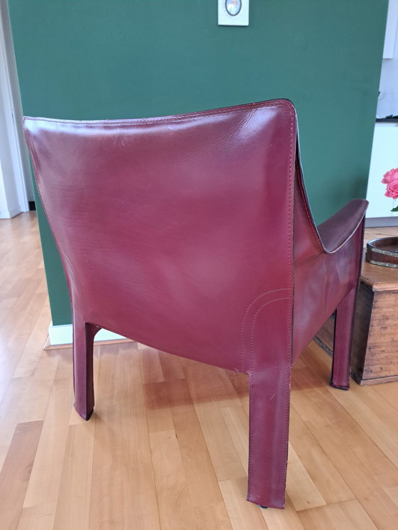Image 1 of 3x Cassina Mario Bellini CAB 414 Sessel