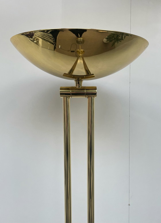 Image 1 of Vintage Stehlampe aus Messing von HB Design