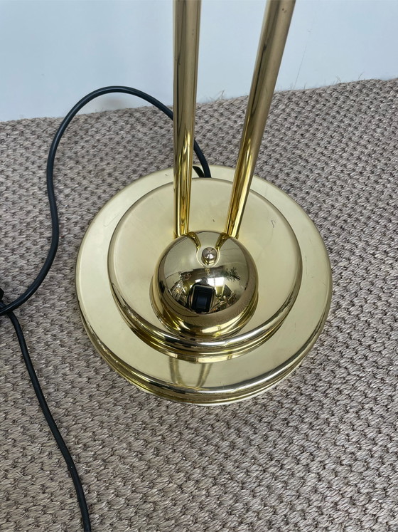 Image 1 of Vintage Stehlampe aus Messing von HB Design