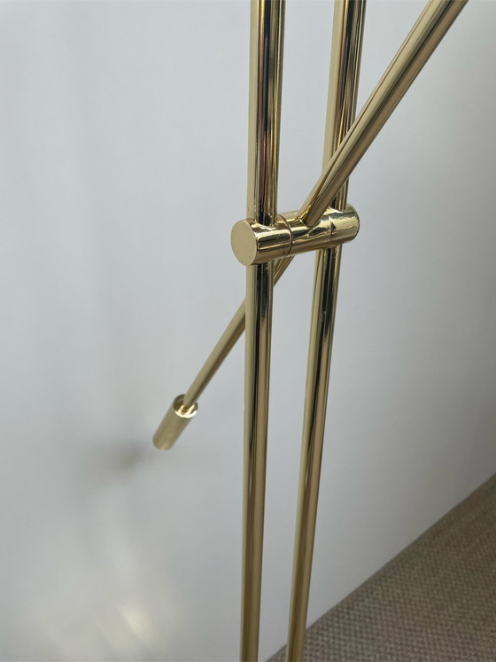Image 1 of Vintage Stehlampe aus Messing von HB Design