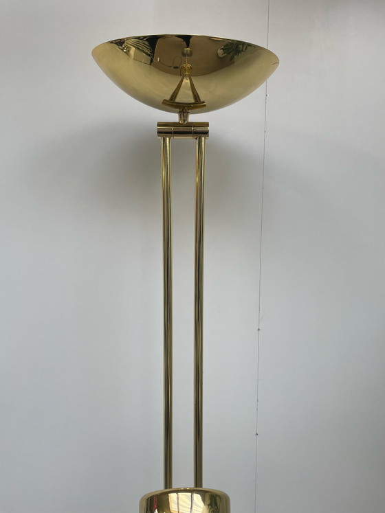 Image 1 of Vintage Stehlampe aus Messing von HB Design