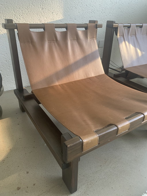 2x Carl Straub Loungesessel