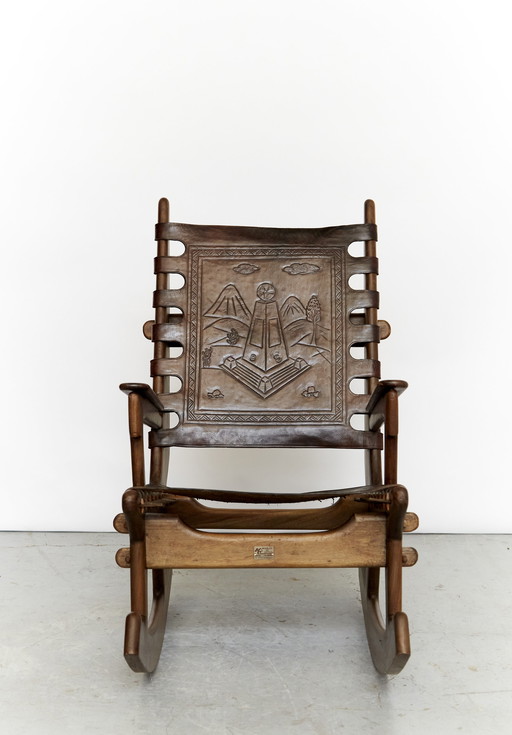 Angel I. Pazmino Rocking-Chair for Muebles de Estilo