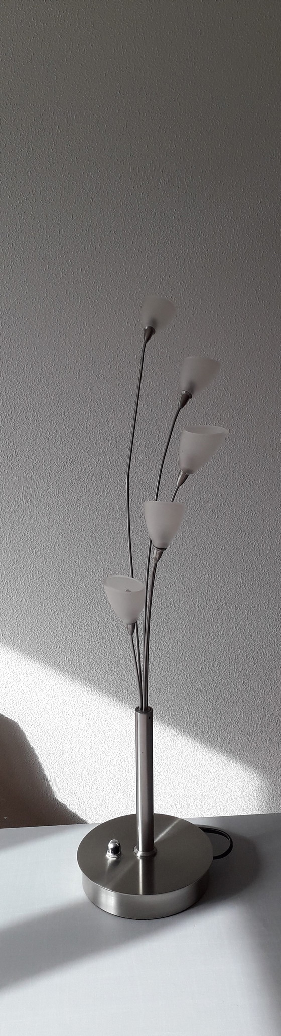 Image 1 of Jan des Bouvrie Tischleuchte silberfarben