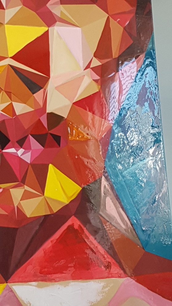 Image 1 of Afrikanische Dame - Afrikanische Dame - Mischtechnik