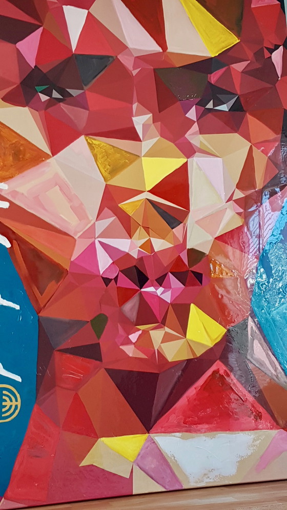 Image 1 of Afrikanische Dame - Afrikanische Dame - Mischtechnik