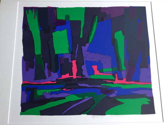 Image 1 of Frank Rosen | "Eleven Cities Tour" - gerahmter Siebdruck