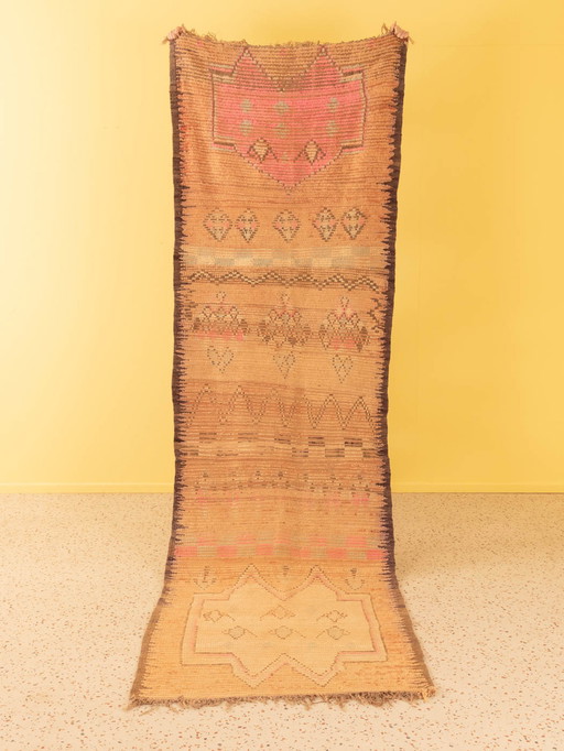  Vintage Rehamna, Berberteppich, 103 x 355 