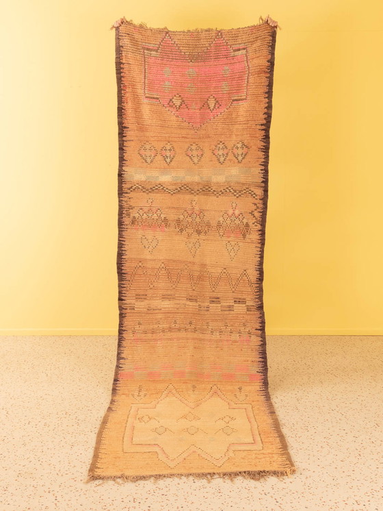 Image 1 of  Vintage Rehamna, Berberteppich, 103 x 355 