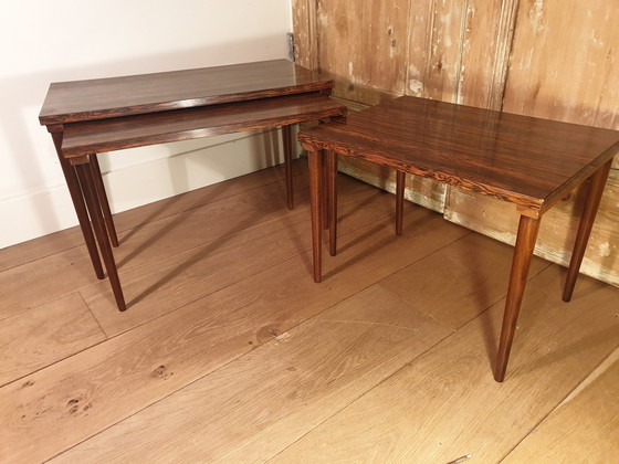 Image 1 of Beistelltisch aus Resopal und Holz 1960