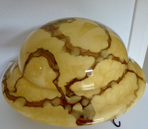 Image 1 of Art Deco Schalen-Hängelampe