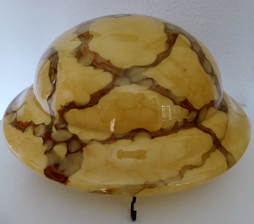 Art Deco Schalen-Hängelampe