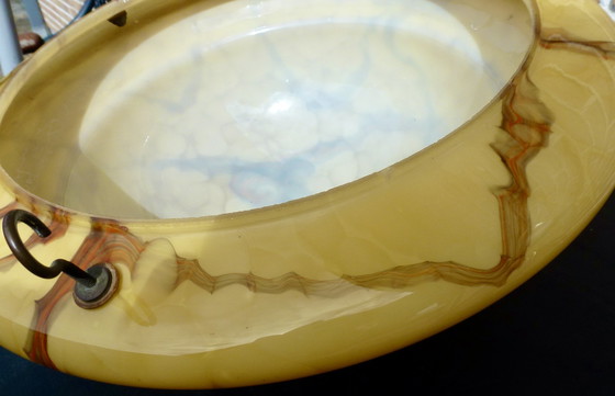 Image 1 of Art Deco Schalen-Hängelampe