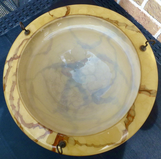 Image 1 of Art Deco Schalen-Hängelampe