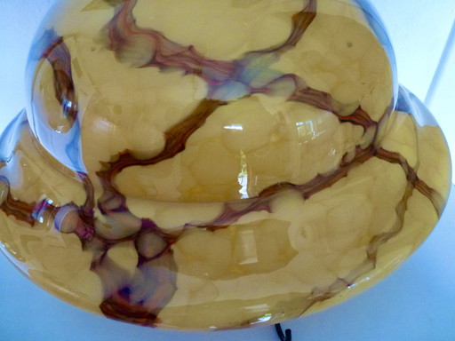 Art Deco Schalen-Hängelampe