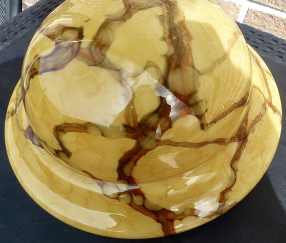 Image 1 of Art Deco Schalen-Hängelampe