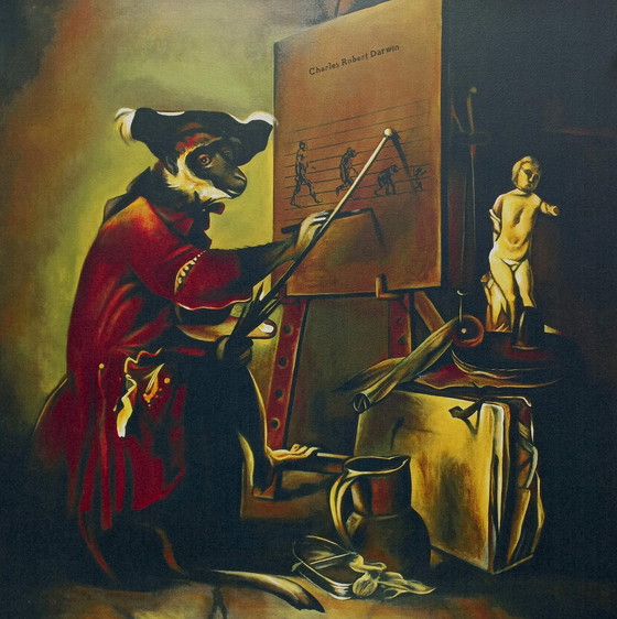 Image 1 of Rob Scholte - Vom Ursprung der Arten, Siebdruck (groß!)