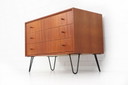 Mid Century Teak Sideboard, Kommode der Oldenburger Möbelwerkstätten