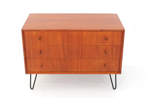 Image 1 of Mid Century Teak Sideboard, Kommode der Oldenburger Möbelwerkstätten