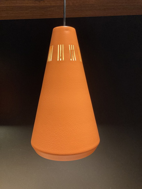 Image 1 of 2x Vintage Philips Pendelleuchten Louis Kalff