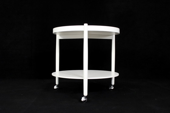 Image 1 of Mid Century Hans Bolling Servierwagen, Teewagen mit entnehmbarem Tablett