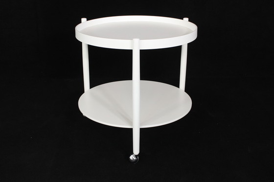 Image 1 of Mid Century Hans Bolling Servierwagen, Teewagen mit entnehmbarem Tablett