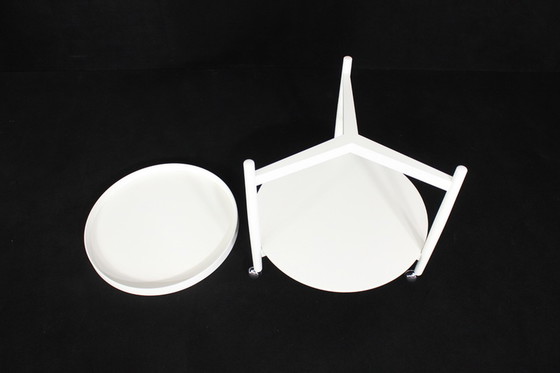 Image 1 of Mid Century Hans Bolling Servierwagen, Teewagen mit entnehmbarem Tablett