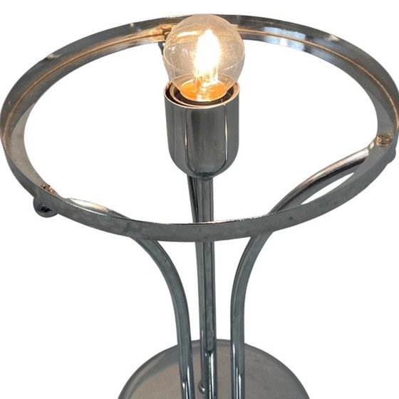 Image 1 of Kunst Deco (Stil) - Tischlampe mit Opalglas